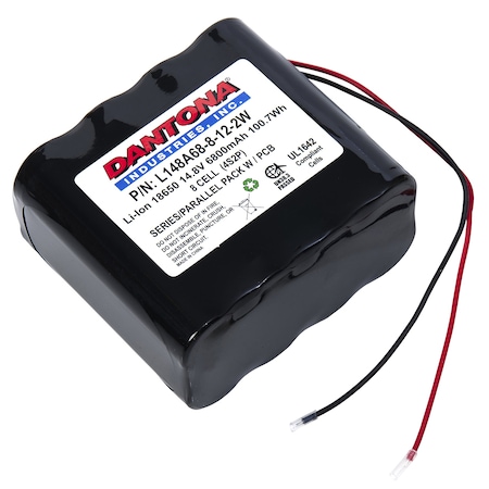 Dantona Battery, L148A68-8-12-2W L148A68-8-12-2W